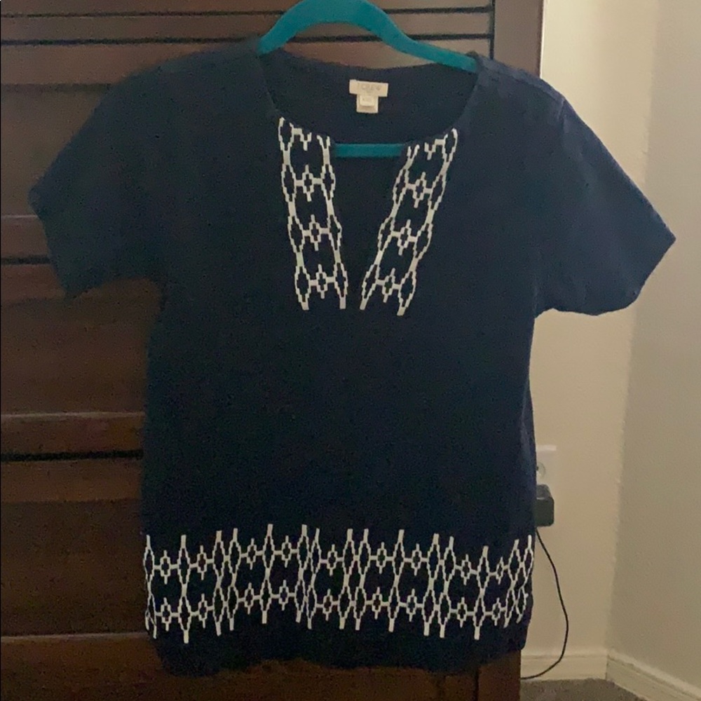 Navy blue  short sleeve